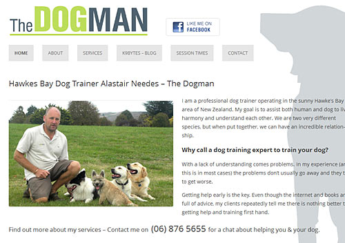 Hawkes Bay Dog Trainer Alastair Needes